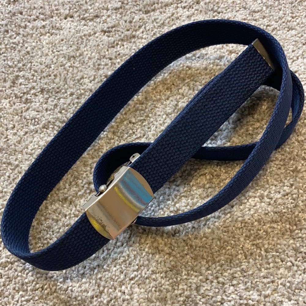 Men’s (or unisex) Blue Woven Belt